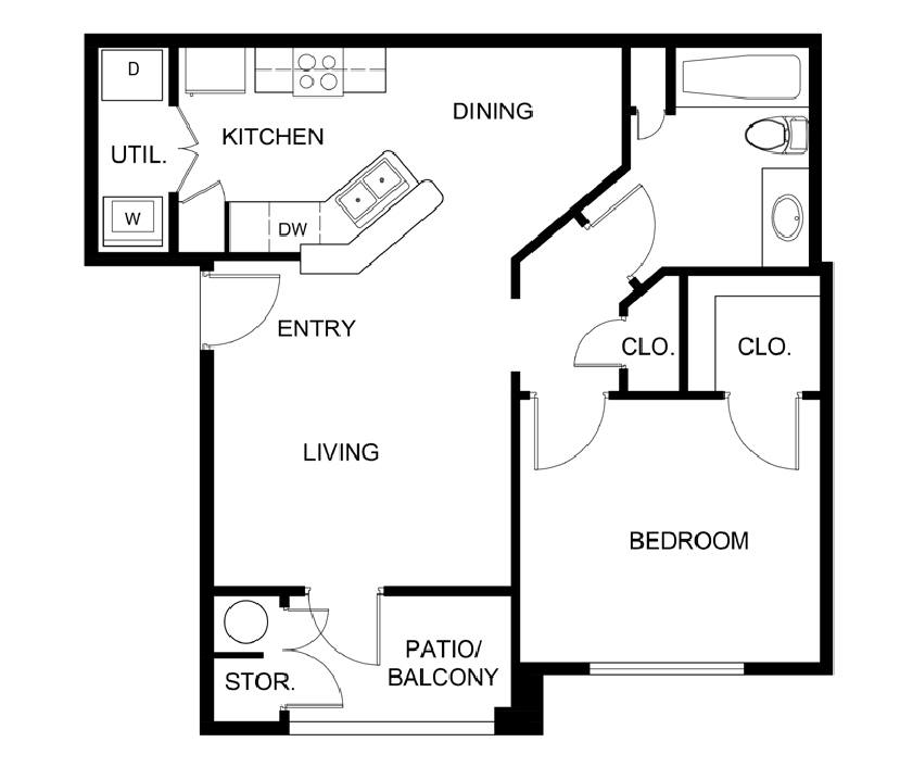 Suite A Floorplan